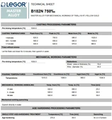 Legor B182N 18K Altın Döküm İşleme Alaşımı 200 Gram thumbnail 3