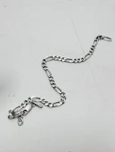 Zincir Motifli 925 Ayar Gümüş Bileklik 3,85mm 4,5 Gram thumbnail 4