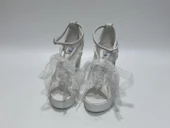 Ayakkabı Tutkusu Stilo İnci Kaplama Kalın Topuk Gelin Ayakkabısı 39 Numara thumbnail 2