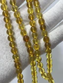 Doğal Kaya Damla Kehribar Tesbih 99luk 6,5mm 17,99 Gram thumbnail 2