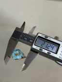 Doğal İran Nişabur Firuze (Turkuaz) Taşı 10,7 Karat - 2,15 Gram thumbnail 3