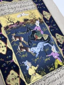 Gölgede Saklı Yakarış Adlı El Yapımı Minyatür Resim 27,5x16 cm thumbnail 3