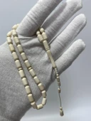 Kesme Fildişi Tesbih 12,39 Gram - Koleksiyonluk Fil Dişi Tespih thumbnail 1