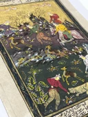 Altın Ormanda Cenk Adlı El Yapımı Minyatür Resim 28,5x17,5 cm thumbnail 3