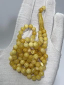 Doğal Kaya Damla Kehribar Tesbih 99luk 6mm 16,07 Gram thumbnail 3