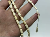 Kesme Fildişi Tesbih 13,12 Gram - Koleksiyonluk Fil Dişi Tespih thumbnail 4