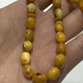 Doğal Kaya Damla Kehribar Tesbih 33lük 15,50 Gram thumbnail 7