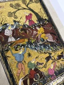 Sessiz Zaferin Süvarileri Adlı El Yapımı Minyatür Resim 28,5x17,5 cm thumbnail 3