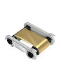 Evolis RCT016NAA Metalik Altın Monokrom Ribon thumbnail 1
