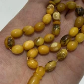 Doğal Kaya Damla Kehribar Tesbih 33lük 15,50 Gram thumbnail 10