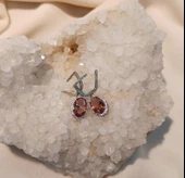 Küpe Zultanit Oval 925 Ayar Gümüş Renk Değiştiren Sultanit Sallanır Küpe thumbnail 1