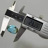 Doğal İran Nişabur Firuze (Turkuaz) Taşı 17 Karat - 3,38 Gram thumbnail 4