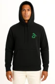 Kapüşonlu Rayquaza Cep Baskılı Unisex Sweatshirt thumbnail 9
