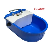 Otomatik Şamandıralı Orjinal Hammadde 5 Litre Hayvan Suluğu-2 Adet-Mavi thumbnail 1