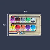 TİNEKE  Manyetik Eğitici Renkli Sayma ve Eşleştirme Labirenti Eğitim Oyuncağı - Ahşap Montessori Oyunu Kova thumbnail 6