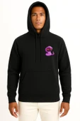 Kapüşonlu Ekans Cep Baskılı Unisex Sweatshirt thumbnail 9