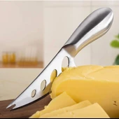 Inox Peynir Bıçağı Seti - Tereyağı Bıçağı Kahvaltı Seti Profesyonel Tasarım 304 Paslanmaz Çelik thumbnail 3