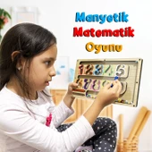TİNEKE  Manyetik Eğitici Renkli Sayma ve Eşleştirme Labirenti Eğitim Oyuncağı - Ahşap Montessori Oyunu SAYI thumbnail 5