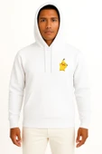 Kapüşonlu Pikachu Cep Baskılı Unisex Sweatshirt thumbnail 5