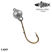 Mafsallı Jighead - Hareketli Kurşunlu İğne - Fishack - 5 Gram - 3'lü Paket thumbnail 1