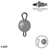 Mafsallı Kurşun - Hareketli İğne Kurşunu - Fishack - 2 Gram - 5'li Paket thumbnail 1