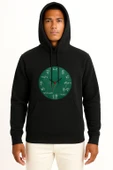 Kapüşonlu Matematik Çarpma Bölme Toplama Saati Göğüs Baskılı Unisex Sweatshirt thumbnail 9