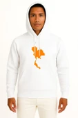 Kapüşonlu Tayland Haritası Göğüs Baskılı Unisex Sweatshirt thumbnail 3