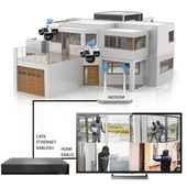 ST-RX OPTIMA 12 Kameralı WİFİ Kablosuz Güvenlik Kamerası Seti NVR Kayıt Cihazı (256GB SSD Dahil) thumbnail 7