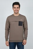 Erkek Mevsimlik Sıfır Yaka Sweatshirt BGL-ST04864 thumbnail 4