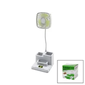 KALEMLİKLİ MASAÜSTÜ VANTİLATÖR USB ŞARJLI FAN:8.9CM- AKROBAT AYAK=23CM+KALEMLİK:36.5CM TELEFONLUK GS-270 (5358) thumbnail 1