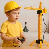 678 Kablo Kumandalı 71 cm Pilli Kule Vinç thumbnail 4