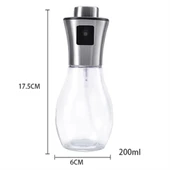 Çok Amaçlı Spreyli Sızdırmaz Cam Şişe Yağdanlık Limon Sirke Sos Püskürtücü Dağıtıcı Sprey (5365) thumbnail 4
