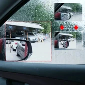 4 Parça Yan Aynalar ve Yan Camlar İçin Araç Ayna Yağmur Kaydırıcı ve Cam Buğu Önleyici Film Seti (5365) thumbnail 3