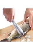 Balık Pulu Temizleyici Soyucu Kolay Balık Pul Derisi Temizleme Soyma Fırçası Bıçağı Çelik 23x3.5 cm thumbnail 1
