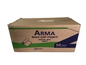 Arma Battal Boy 70 Lt. Mavi Çöp Torbası Poşeti - 75 x 90 Cm / 10 Adetlik 50 Rulo / Koli thumbnail 1