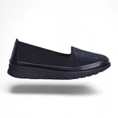 Wanetti 258 Siyah Kadı Babet Ayakkabı thumbnail 2