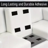 Halı Kilim Koltuk Örtüsü Sabitleyici Cırt 10 Adet Kaydırmaz Kendinden Yapışkanlı Ped thumbnail 3