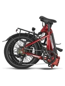 MOSSO KRONOS ELEKTRİKLİ KATLANIR HD FREN BİSİKLET BORDO thumbnail 3