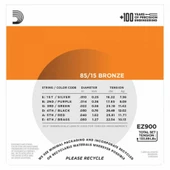 DADDARIO AKUSTİK GİTAR TEL SETİ 85/15 BRONZE EXTRA LIGHT GAUGE thumbnail 2