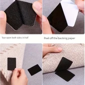 Halı Kilim Koltuk Örtüsü Sabitleyici Cırt 10 Adet Kaydırmaz Kendinden Yapışkanlı Ped thumbnail 5