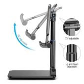 Masaüstü Telefon Tutucu Tablet Standı 2 Kademeli Katlanır Uzunluk Ayarlı thumbnail 4