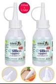 Sıvı Silikon Yapıştırıcı 100 ml 2 Adet Brons Silikon Yapıştırıcı Sıvı 100 gr Plastik Cam Mermer Kağıt Karton Tahta Köpük thumbnail 1