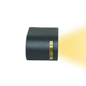 Rodoslu Tek Yön Oval Işık Süzmeli Gu-10 Duylu Antrasit Gövde Armatür - Rds-2023-A thumbnail 3