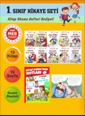 1.Sınıflar İçin Okumayı Sevdiren 10 lu Hikaye Seti 6 (Kitap Okuma Defteri Hediyeli) thumbnail 1