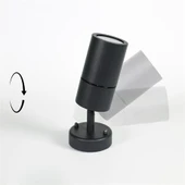 Rodoslu Gu10 Duylu Mafsallı Alüminyum Gövde Antrasit Silindir Duvar Armatürü - Rds-2005 thumbnail 1