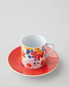 Fabele Porselen 4 Parça 2 Kişilik Kahve Fincan Takımı 80 Ml Renkli thumbnail 3