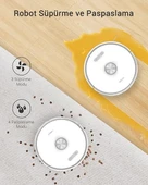 Ultenic T10 Otomatik Çöp İstasyonlu Robot Süpürge, 3000Pa, Beyaz thumbnail 3