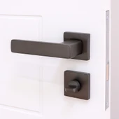 Wc Banyo Tipi Kapı Kolu Rozetli Sağ Sol İnox Titanyum Uygun Modern İç Kapı Kilitli 1 Takım thumbnail 2