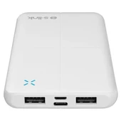 S-link Ip-g12n 10.000mah Microusb + Type-c Beyaz Taşınabilir Pil Şarj Cihazı Powerbank thumbnail 3
