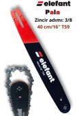 Motorlu Testere PALASI 16", bıçak uzunluğu 40cm, Zincir adımı: 3/8, T59 - 29 DİŞ thumbnail 1